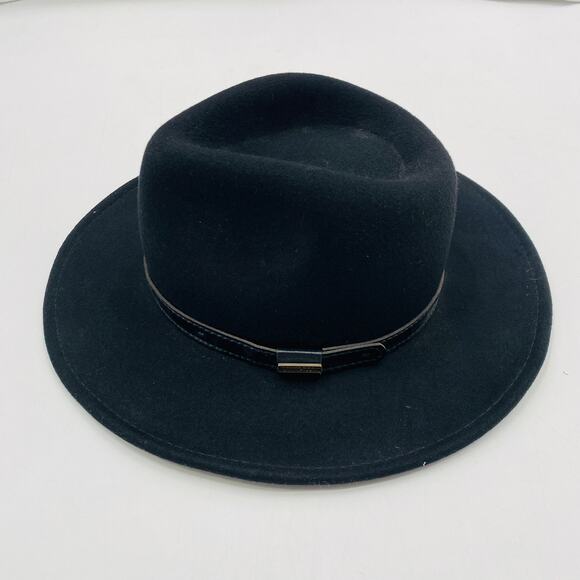 Pendleton black wool wide brim hat main image 5